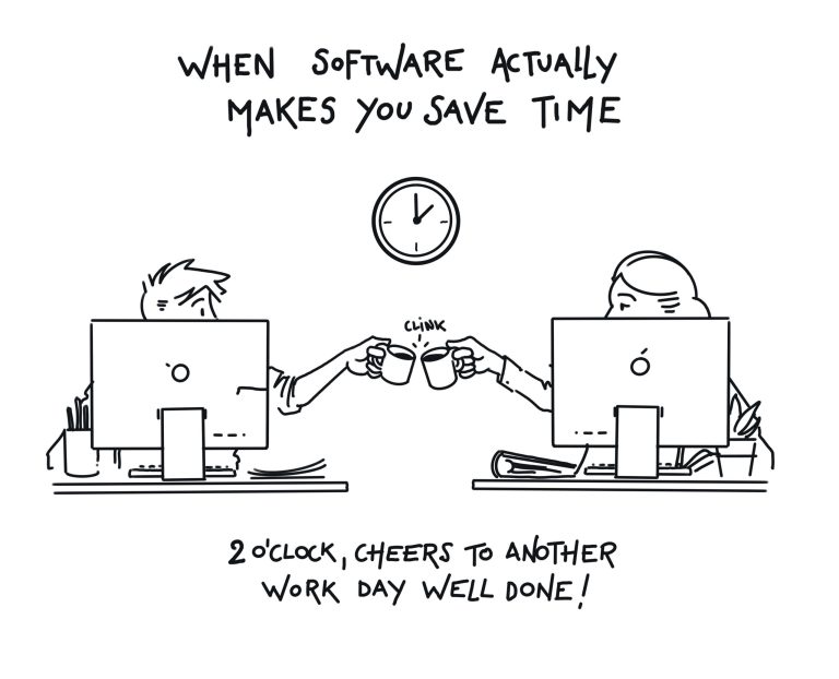 When software actually makes you save time